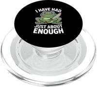 Rana Enojada Divertida Que he Tenido Suficiente PopSockets PopGrip para MagSafe