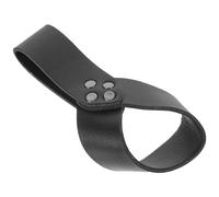 Rana Espada Medieval Negra de PU y Metal para Espada Escénica | Accesorio Práctico para Costume y Stage Performance, Distribución Equilibrada, Soporte Renacentista