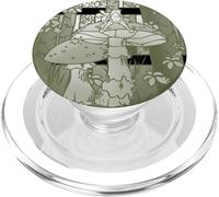 Rana extraña Sits on Fly Seta Agaric en Bosque de Cuentos de Hadas PopSockets PopGrip para MagSafe