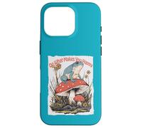 Rana Feliz en Hongos Cottagecore Lindo Seta Arte Carcasa para iPhone 16 Pro