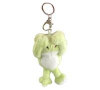 Rana Forma Llavero - Ranas Animal Key Ring | Cartoon Frog Image Bag Charm | Accesorios de Lindos | Colgante de Llave portátil para Bolsas Escolares Mochila también Uso para Llaves