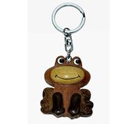 Rana Frog Rana de tortuga llavero * DE MADERA