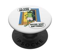 Rana Graciosa Me Estoy Volviendo Loco Meme PopSockets PopGrip Adhesivo