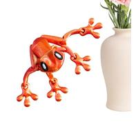 Rana Impresa en 3D | Animales Magnéticos Posables para - Accesorios De Cocina Decorativos Para Pizarra Lavavajillas Taquilla Buzón Muebles Coche Oficina Colegio - Escritorio Oficina Locker Pizarra Coc