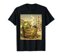 Rana Japonesa Matcha Tea Time Té Verde Ukiyo-e Cottagecore Camiseta