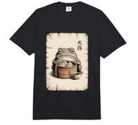 Rana Kawaii Bola De Masa con Dim Sum De Bambú Comfort Colors Adult Heavyweight T-Shirt