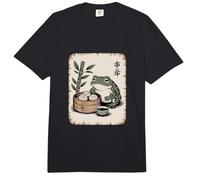 Rana Kawaii Bola De Masa con Dim Sum De Bambú Comfort Colors Adult Heavyweight T-Shirt