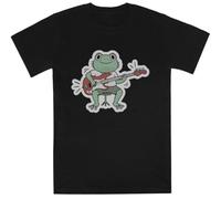 Rana Lubina Kids Black tee Camiseta De Manga Corta para Niños Kids Black tee Children Short Sleeve T-Shirt