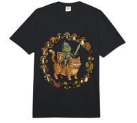 Rana Medieval en Gato REN Faire Medieval Knight Funny Comfort Colors Adult Heavyweight T-Shirt
