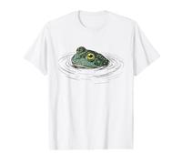 Rana Natación Vintage Naturaleza Vida SIL Camiseta gráfica económica