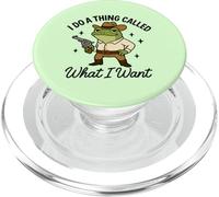 Rana Outlaw Cowboy Funny Western Humor Diseño de Vestuario PopSockets PopGrip para MagSafe
