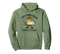 Rana Outlaw Cowboy Funny Western Humor Diseño de Vestuario Sudadera con Capucha