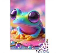 Rana Paquete De 1000 Piezas Colorful Magic Rana Papel Ecológico Personas Que Aman Entrenamiento Cerebral Fácil Limpiar Noche De Juegos En Familia 70x50cm/1000pcs