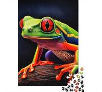 Rana Paquete De 1000 Piezas Red-Eyed Tree Rana Papel Ecológico Personas Que Aman Entrenamiento Cerebral Fácil Limpiar Noche De Juegos En Familia 38x26cm/1000pcs