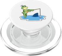 Rana Pescatore Aleta de Tiburon Pesca PopSockets PopGrip para MagSafe