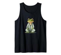 Rana pijama disfrutando de una noche de risas Camiseta sin Mangas