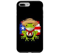 Rana Puerto Rico Bandera puertorriqueña Orgullo Boricua Carcasa para iPhone 7 Plus/8 Plus