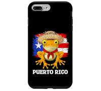 Rana Puerto Rico Bandera puertorriqueña Orgullo Boricua Carcasa para iPhone 7 Plus/8 Plus