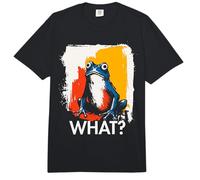 Rana ¿Qué? Rana Meme Rana Sapo Divertido Dicho Animal Comfort Colors Adult Heavyweight T-Shirt