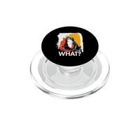 Rana ¿Qué? Rana Meme Rana Sapo Divertido Dicho Animal PopSockets PopGrip para MagSafe