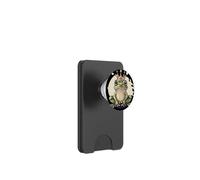 Rana real con corona para un aspecto noble PopSockets PopWallet para MagSafe