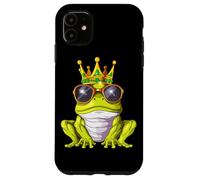 Rana Real con Corona Y Gafas De Sol Príncipe Rana Carcasa para iPhone 11