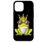 Rana Real con Corona Y Gafas De Sol Príncipe Rana Carcasa para iPhone 12 Pro MAX