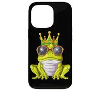 Rana Real con Corona Y Gafas De Sol Príncipe Rana Carcasa para iPhone 13 Pro