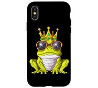 Rana Real con Corona Y Gafas De Sol Príncipe Rana Carcasa para iPhone X/XS