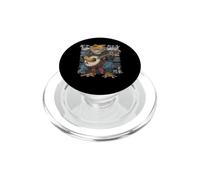 Rana Samurai Japonesa Jugando El Banjo PopSockets PopGrip para MagSafe