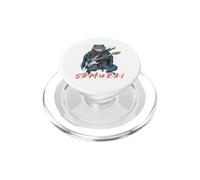 Rana Samurai Japonesa Tocando la Guitarra eléctrica PopSockets PopGrip para MagSafe