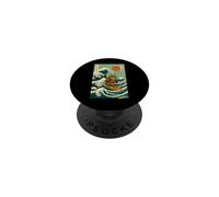 Rana Samurái Surf Ola Japonesa PopSockets PopGrip Adhesivo
