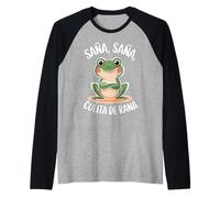 Rana Sana Sana Colita De Rana Linda Rima Curativa Camiseta Manga Raglan