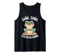 Rana Sana Sana Colita De Rana Linda Rima Curativa Camiseta sin Mangas