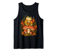 Rana Suéter Hongo Té Caliente Otoño Acogedor Camiseta sin Mangas
