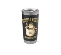 Rana Vintage Beber Café Retro Cottagecore Café Amantes Vaso térmico de acero inoxidable de doble pared