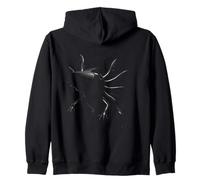 Rana VR Gamer Diseño Oscuro Ciencia Ficción Sudadera con Capucha