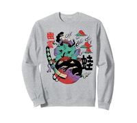 Rana Yokai surrealista japonesa extraña psicodélico Sudadera