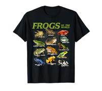 Ranas Animales del Mundo Herpetología Educativa Amante de las Ranas Camiseta