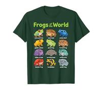 Ranas del Mundo Lindo Kawaii Ambhibian Camiseta