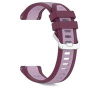 RanBluu 20 mm Correa de Silicona Compatible con Garmin Forerunner 165/Forerunner 165 Music/Vivoactive 5, Banda de Reemplazo, Correa Deportiva para Garmin Venu Sq 2/Sq 2 Music/Venu 2 Plus, Púrpura