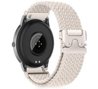 RanBluu Correa Nylon para 20 mm 22 mm, Correa de Repuesto de Tejido Elástico, Correa Deportiva para Mujer Hombre (20 mm, Blanco)