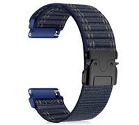RanBluu Correa Nylon para 20 mm Para Amazfit Active 2 / Amazfit Active/Amazfit GTR Mini/Amazfit GTS 4, Correa de Repuesto de Tejido Elástico, Correa Deportiva para Mujer Hombre (20 mm, Bleu)