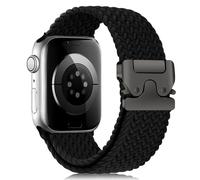 RanBluu Correa Nylon para Apple Watch 49mm 46mm 45mm 44mm 42mm, Correa de Repuesto, correa Deportiva para iwatch Series 11/10/9/8/7/6/5/4/3/2/1/SE 3/2/SE/Ultra 3/2/Ultra, Negro