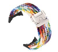RanBluu Correa Nylon para Google Pixel Watch 4/3 41 mm/ 2/1, Correa de Repuesto de Tejido Elástico, Correa Deportiva para Mujer Hombre, Arcoíris