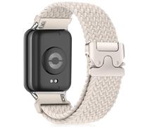 RanBluu Correa Nylon para Xiaomi Redmi Watch 5/Redmi Watch 4/Xiaomi Smart Band 9 Pro/Smart Band 8 Pro, Correa de Repuesto de Tejido Elástico, Correa Deportiva para Mujer Hombre, Blanco