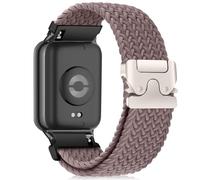 RanBluu Correa Nylon para Xiaomi Redmi Watch 6/Redmi Watch 5/4/Xiaomi Smart Band 10 Pro/9 Pro/8 Pro, Correa de Repuesto de Tejido Elástico, Correa Deportiva para Mujer Hombre, Púrpura