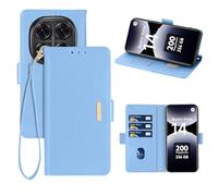 RanBluu Funda para Xiaomi Redmi Note 14 Pro 5G/Redmi Note 14 Pro Plus 5G, [Ranura Tarjeta][Función Soporte] [Cierre Magnético], Funda Protectora De Cuero De PU De Primera Calidad, Azul