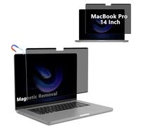 RanBluu Pantalla de Privacidad para MacBook Pro 14 Pulgadas M4/M3/M2/M1 (2021-2024), Magnético Filtro Privacy Screen Filter, Privacy de Film Extraíble Anti UV Protector de Pantalla para Ordenador