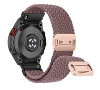 RanBluu QuickFit 20 mm Correa de Nailon Compatibles conGarmin fēnix 8 43 mm/Fenix 7S/7S Pro/6S/6S Pro, Cierre Magnético Correa, Banda de Reemplazo para Garmin Descent Mk3Si, Púrpura